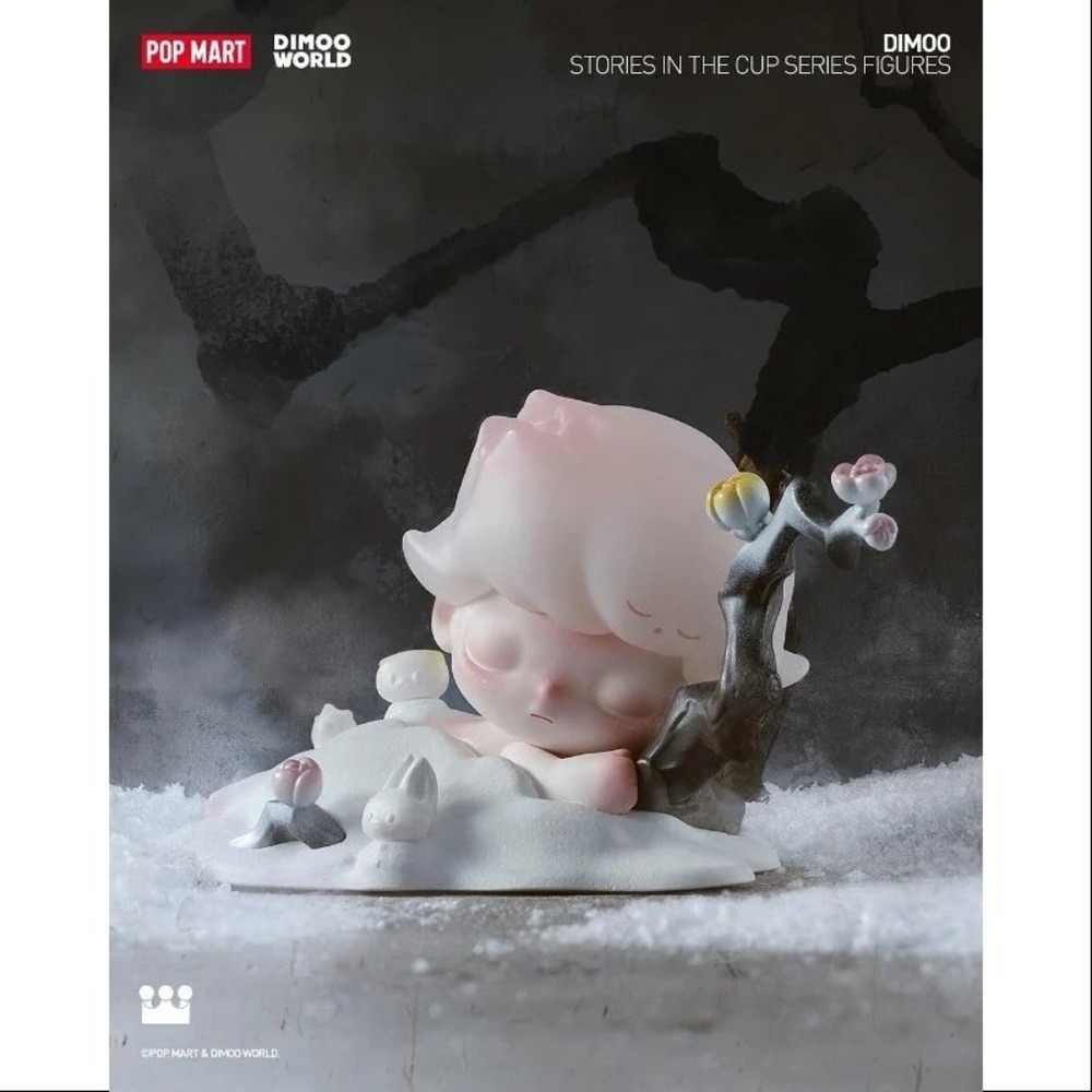 Pop Mart Dimoo Stories In The Cup Series Snow & Wintersweet Vinyl Figure